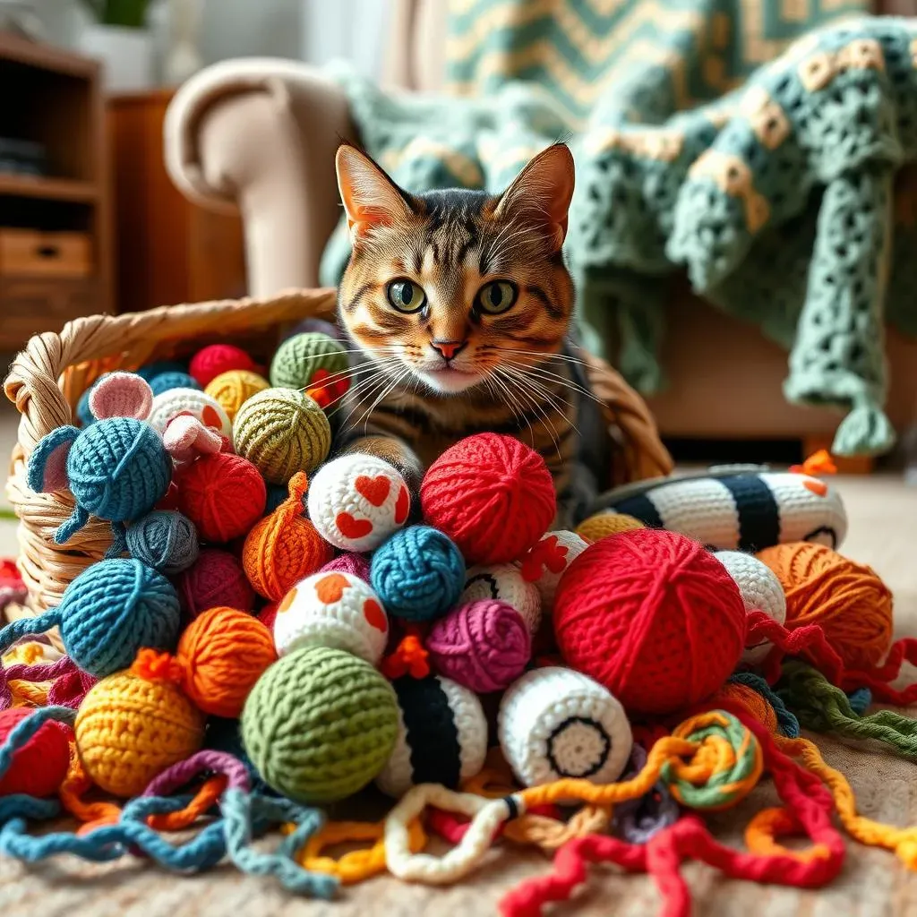 15+ Crochet Cat Toys Free Patterns Your Feline Will Love