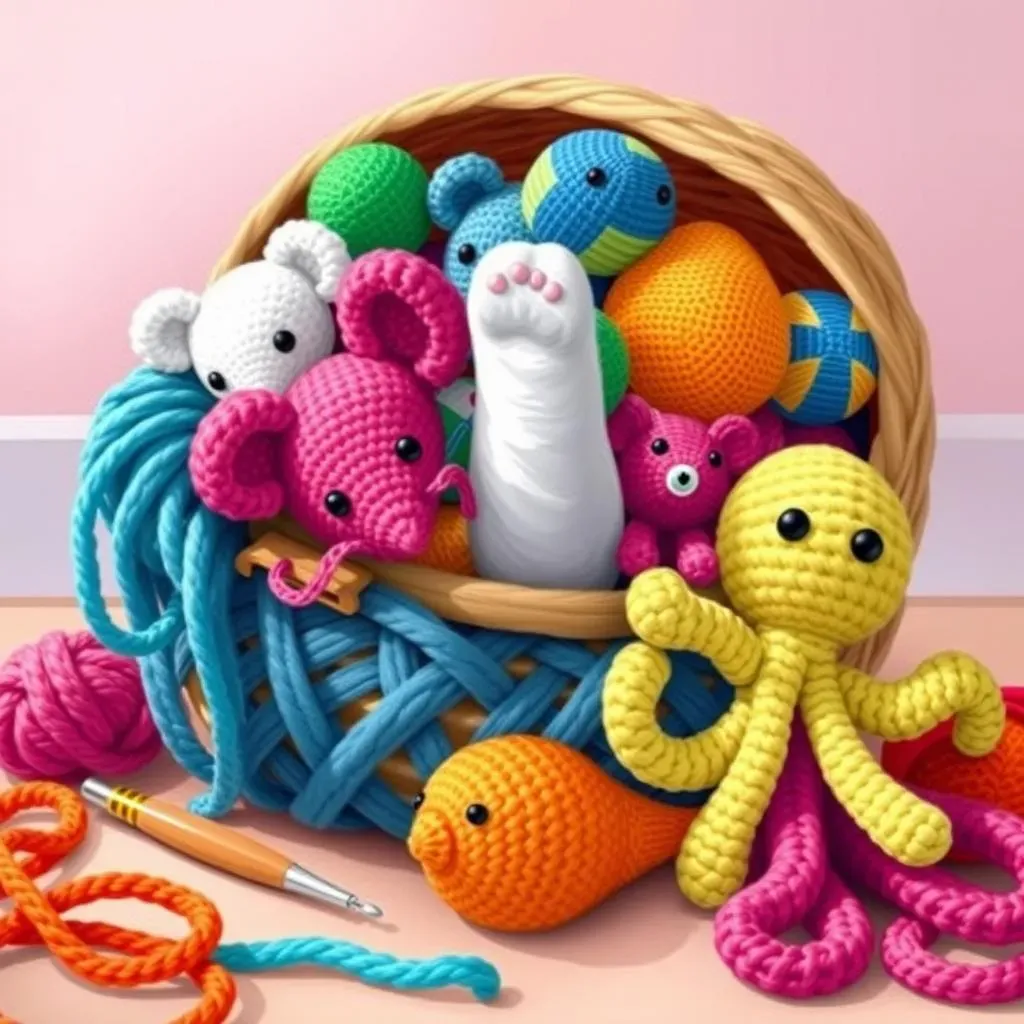 15+ Free Cat Toy Crochet Patterns: A Treasure Trove
