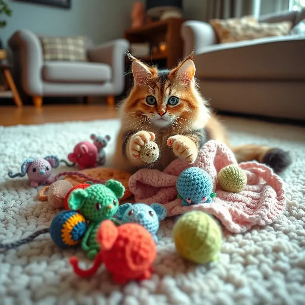 25 Adorable Crochet Cat Toy Patterns: From Mice to Mini Blankets