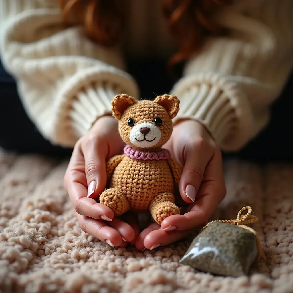 Adding Catnip and Finishing Touches to Your Crochet Cat Toy