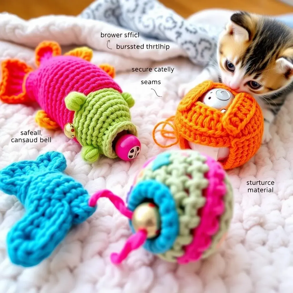 Adding Fun & Safe Elements to Your Crochet Cat Toys