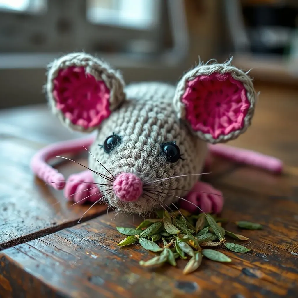 Adding the Finishing Touches to Your Cat Toy Mouse