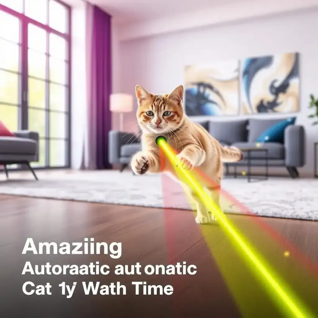 Amazing Automatic Laser Cat Toy With Timer - Kittentoyland