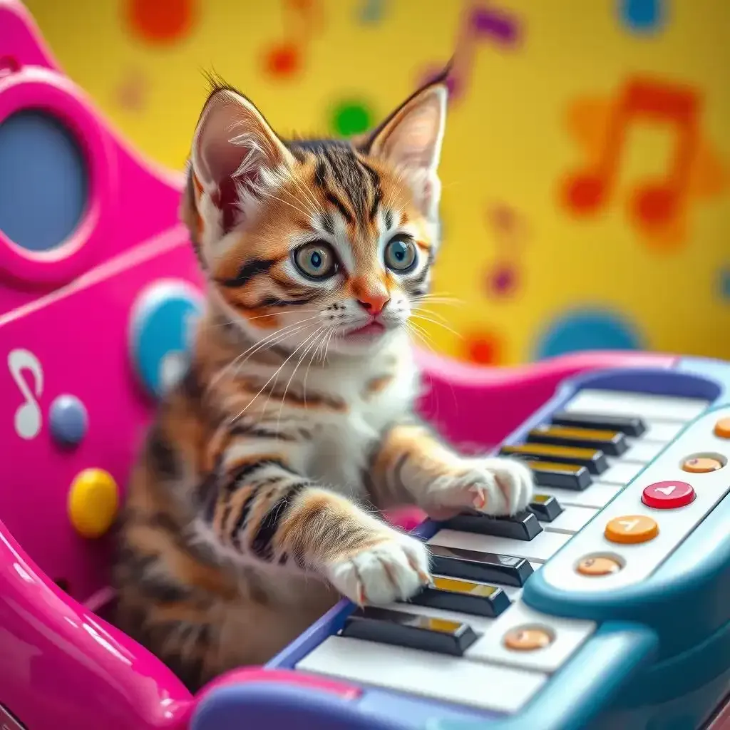 Amazing B Toys Cat Piano: Fun For Kittens! - Kittentoyland