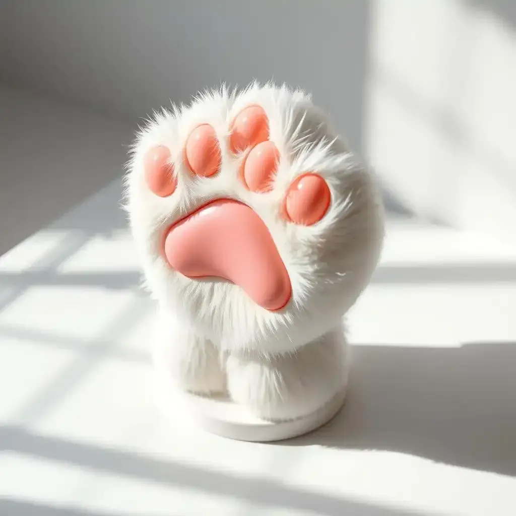 Amazing Cat Paw Electronic Toy: White Persian Style - Kittentoyland