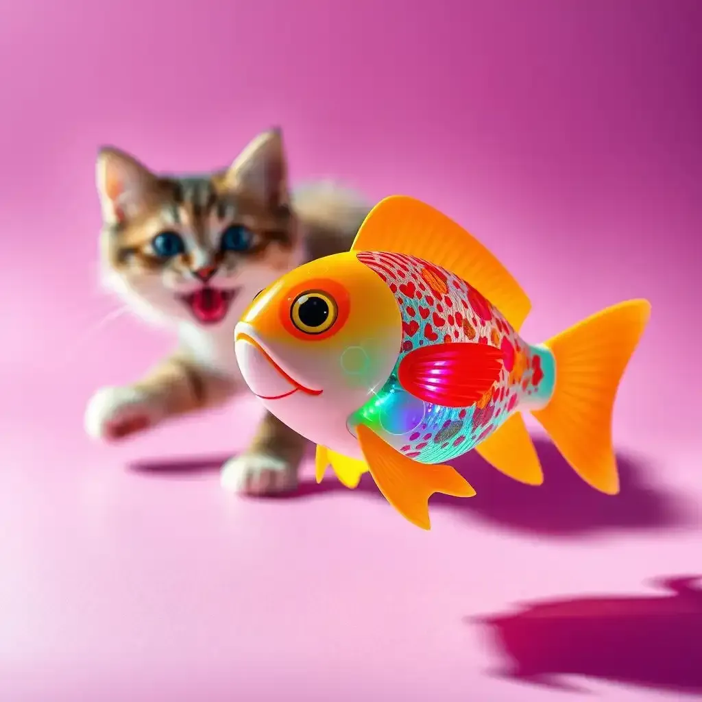 Amazing Electronic Cat Fish Toy: Fun For Your Cat! - Kittentoyland