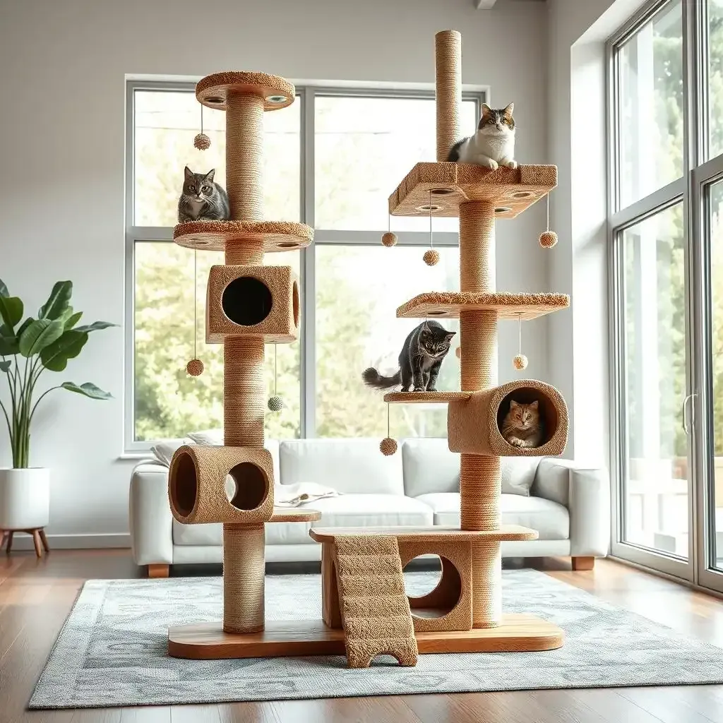 Amazing Multi-level Scratching Posts - Kittentoyland