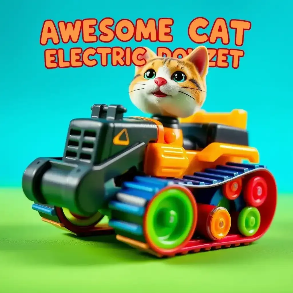 Awesome Cat Electric Dozer Toy: Ultimate Fun! - Kittentoyland