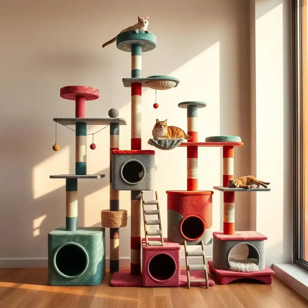 Awesome Cat Tree Combos: Space-saving Designs - Kittentoyland