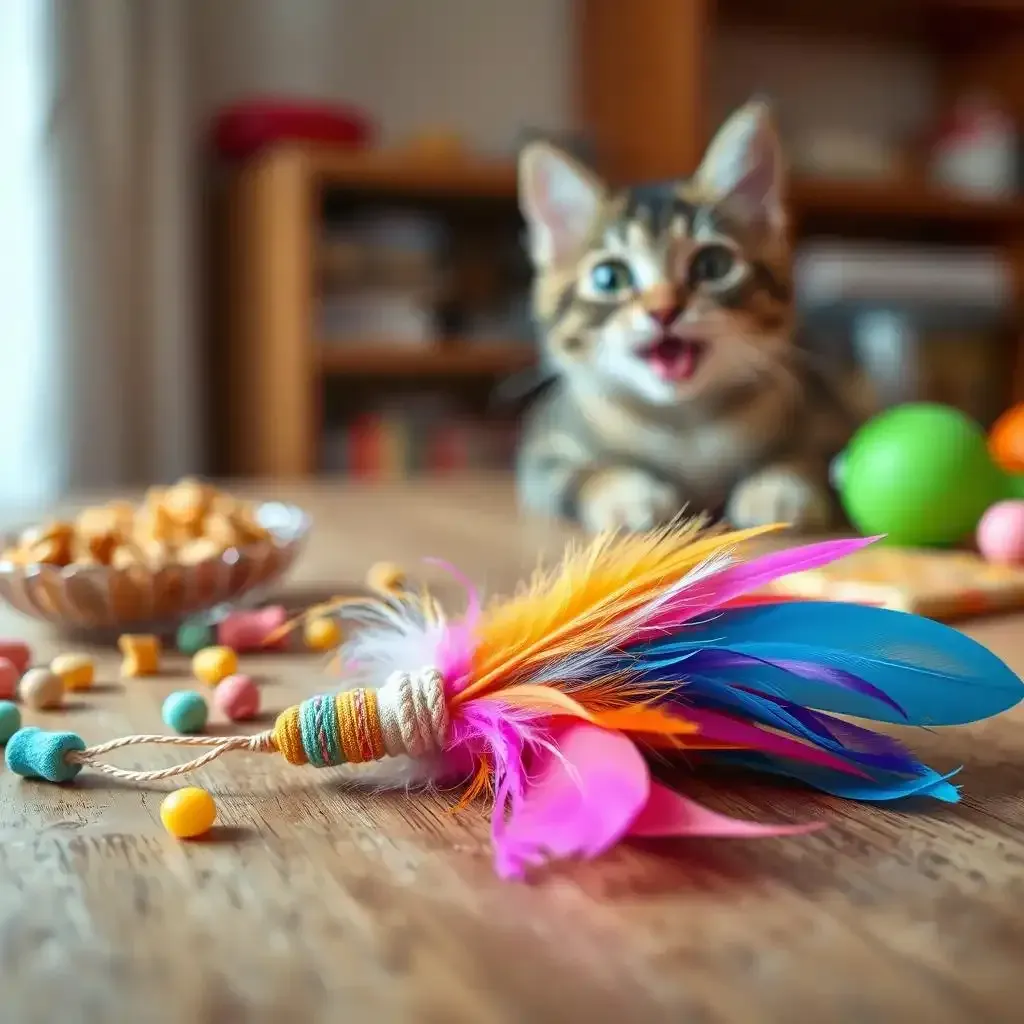 Awesome Diy Feather Toys: Easy Cat Fun! - Kittentoyland