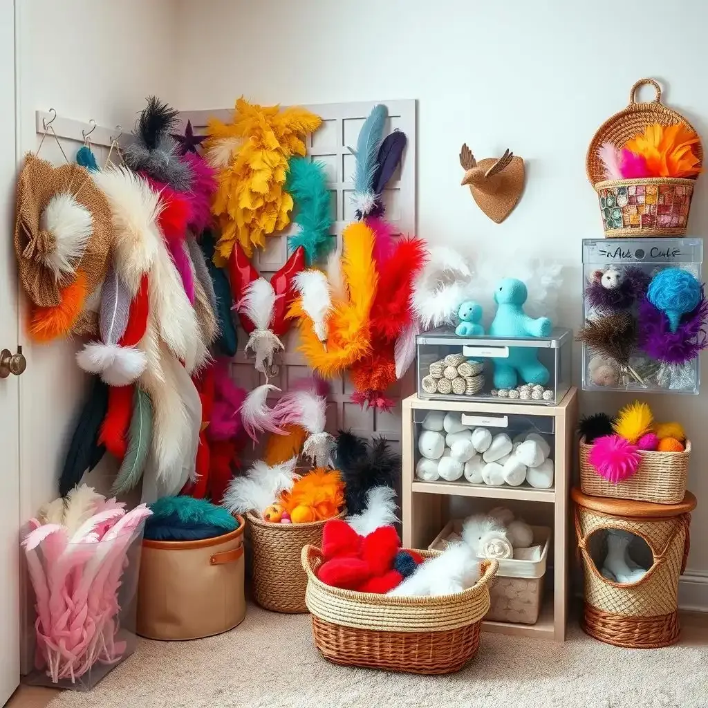 Awesome Feather Toy Storage Solutions - Kittentoyland