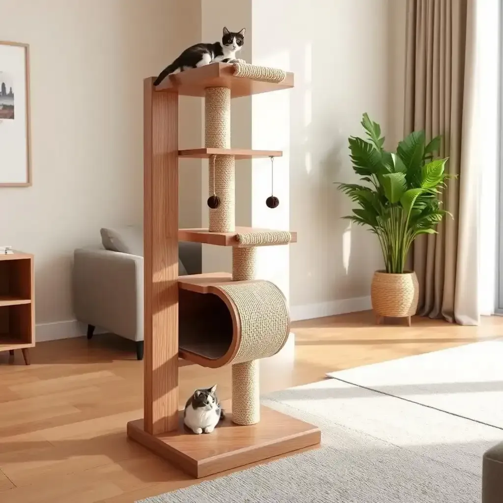 Awesome Indoor Scratching Posts For Cats - Kittentoyland