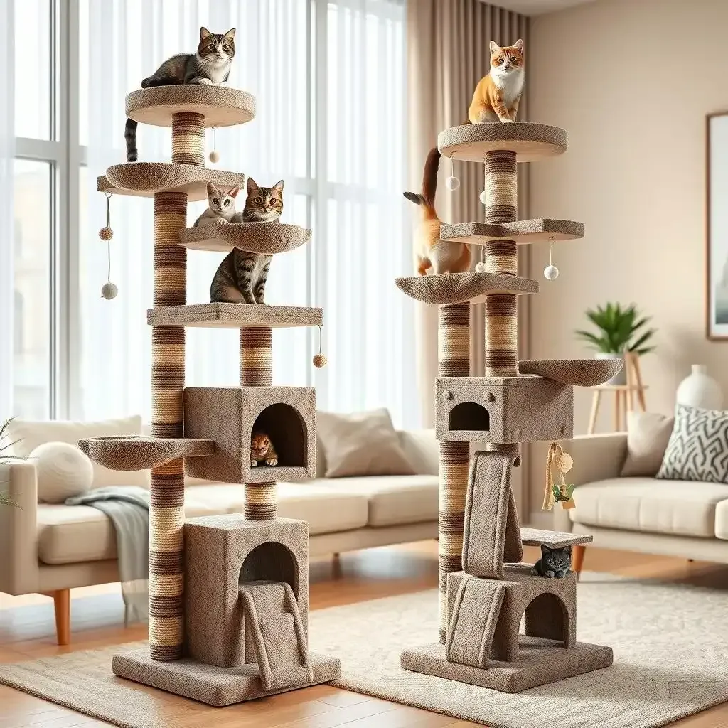 Awesome Tower Scratching Posts For Cats - Kittentoyland