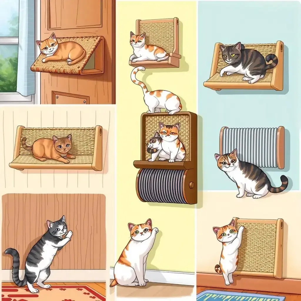 Awesome Wall-mounted Scratchers: Ultimate Guide - Kittentoyland