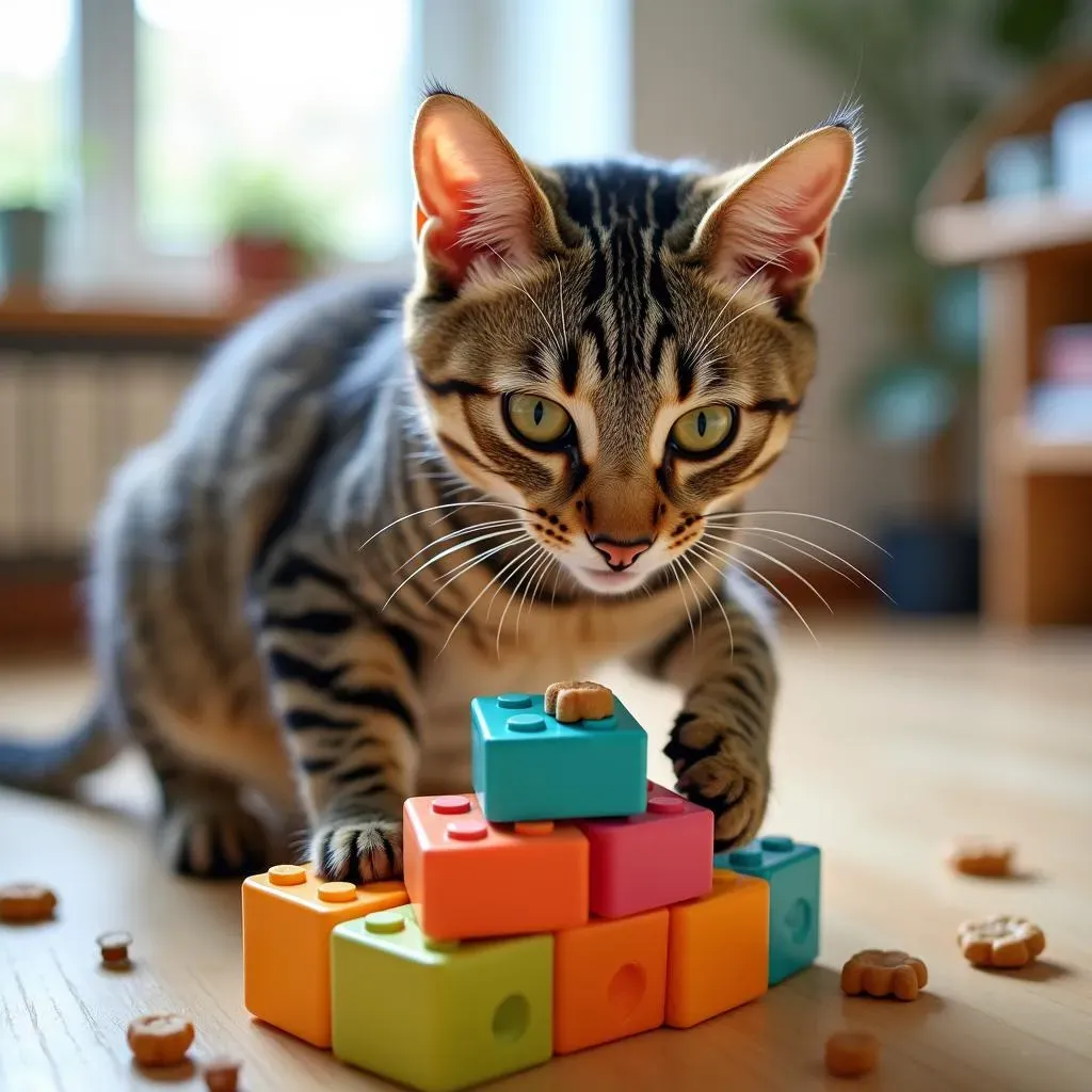 Brain Games: Interactive Treat Puzzles for Smart Cats