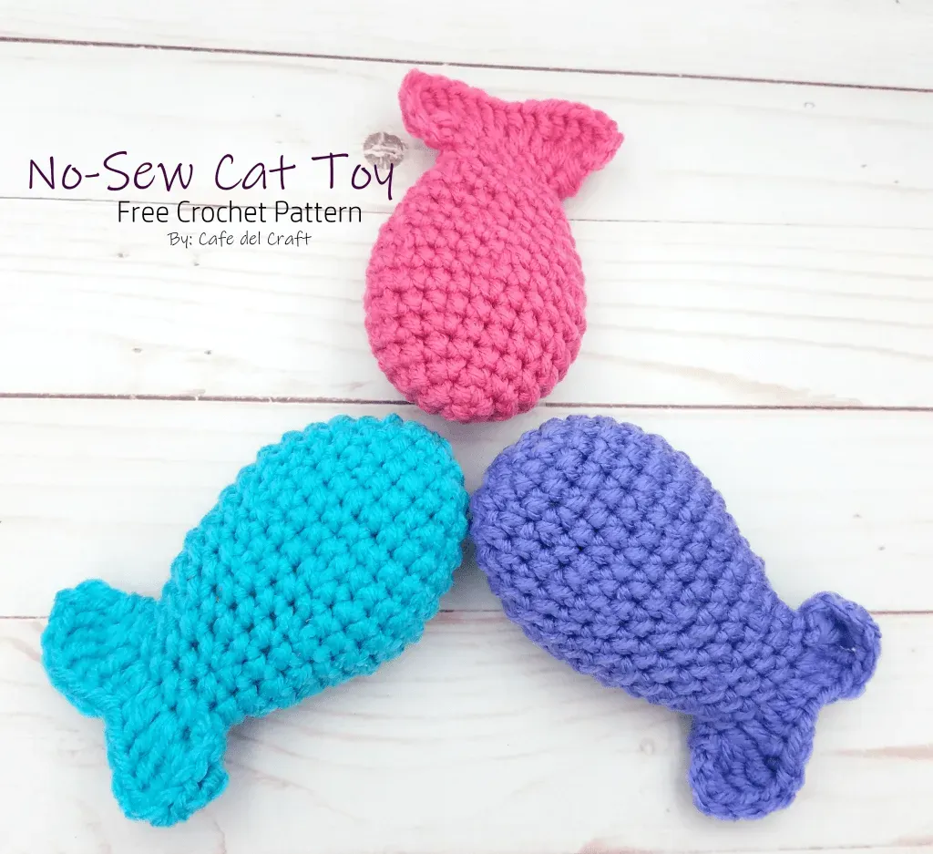 Care and Feeding (and Washing!) of Your Crochet Fish Cat Toy