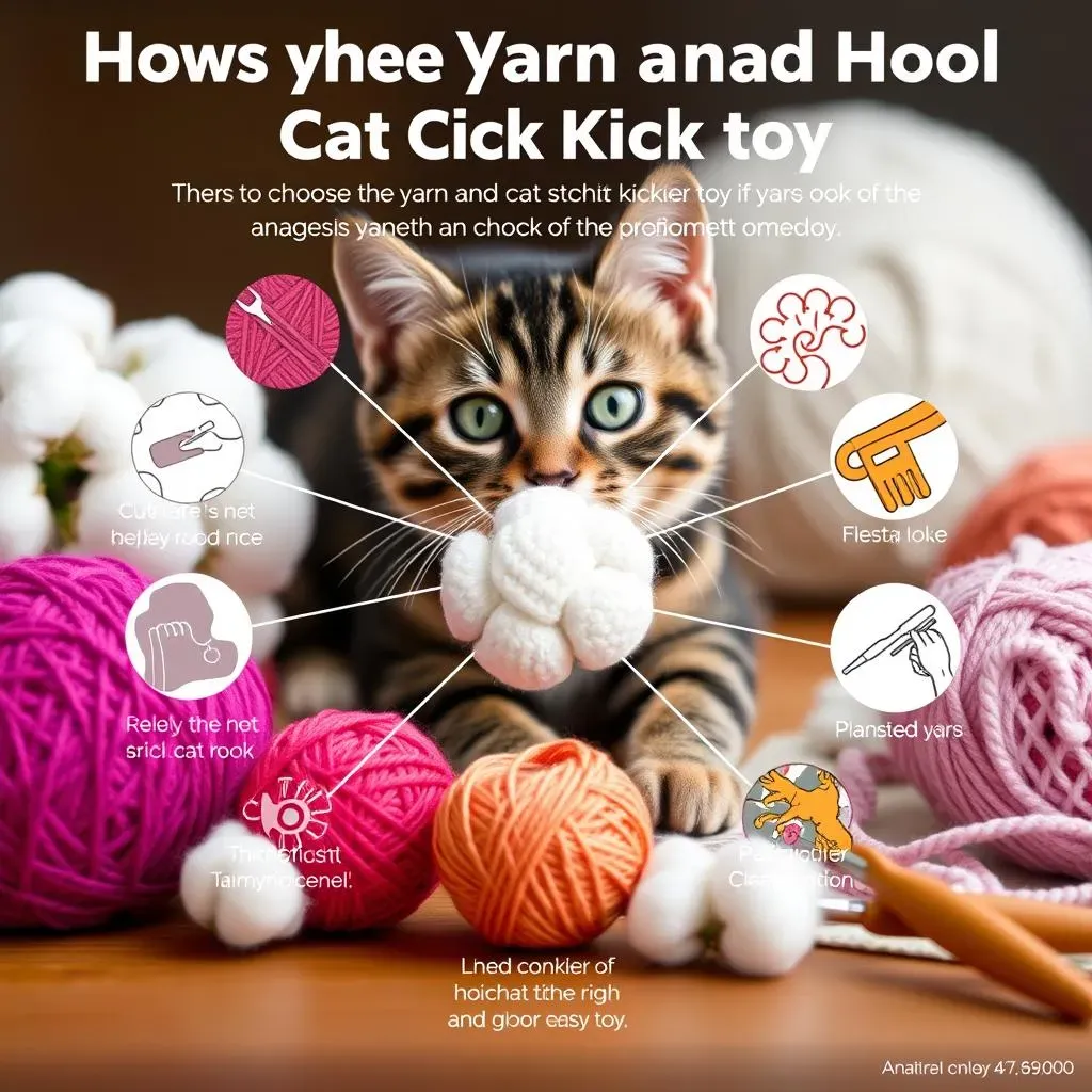 Choosing the Right Yarn and Hook for Your Crochet Cat Kicker Toy