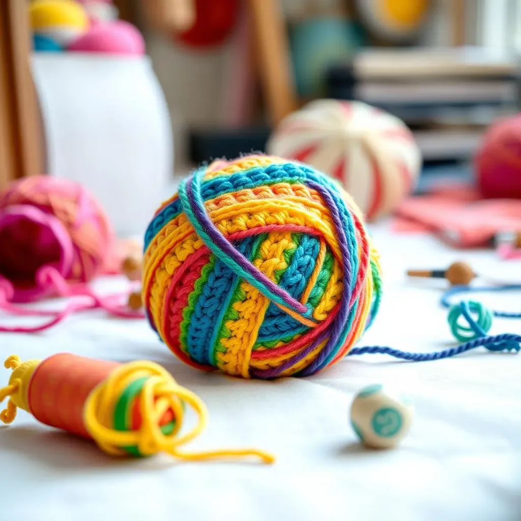 Choosing the Right Yarn and Hook for Your Crochet Cat Toy Ball