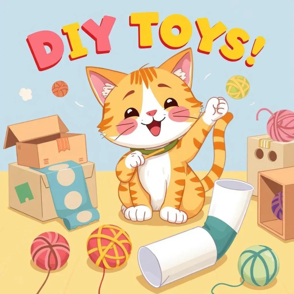 Crafting Fun: DIY Cat Toys from Everyday Items