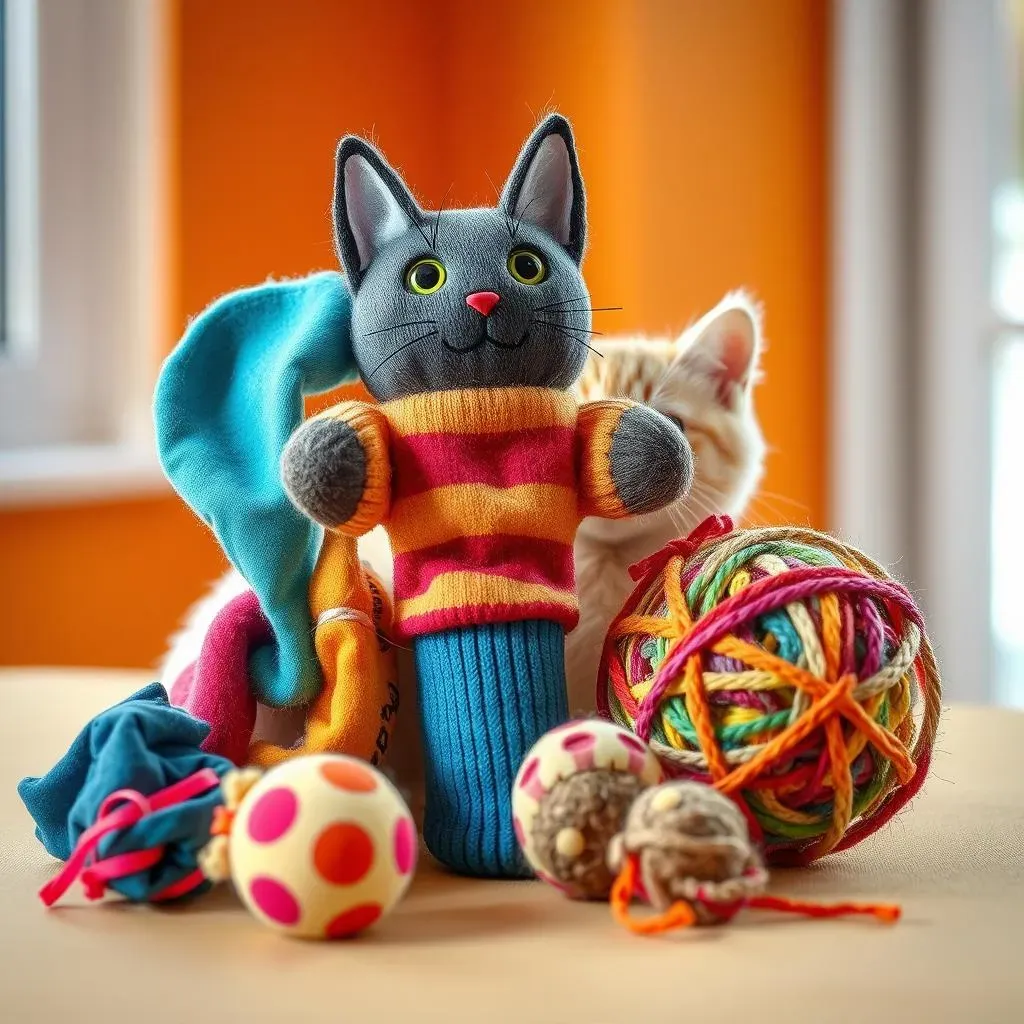 Creative Homemade Cat Toys for Kittens: Upcycled Materials & Fabric