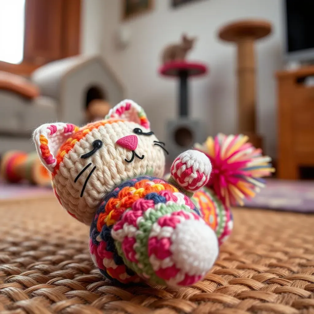 Amazing Crochet Cat Kicker Toy: Free Pattern Inside!