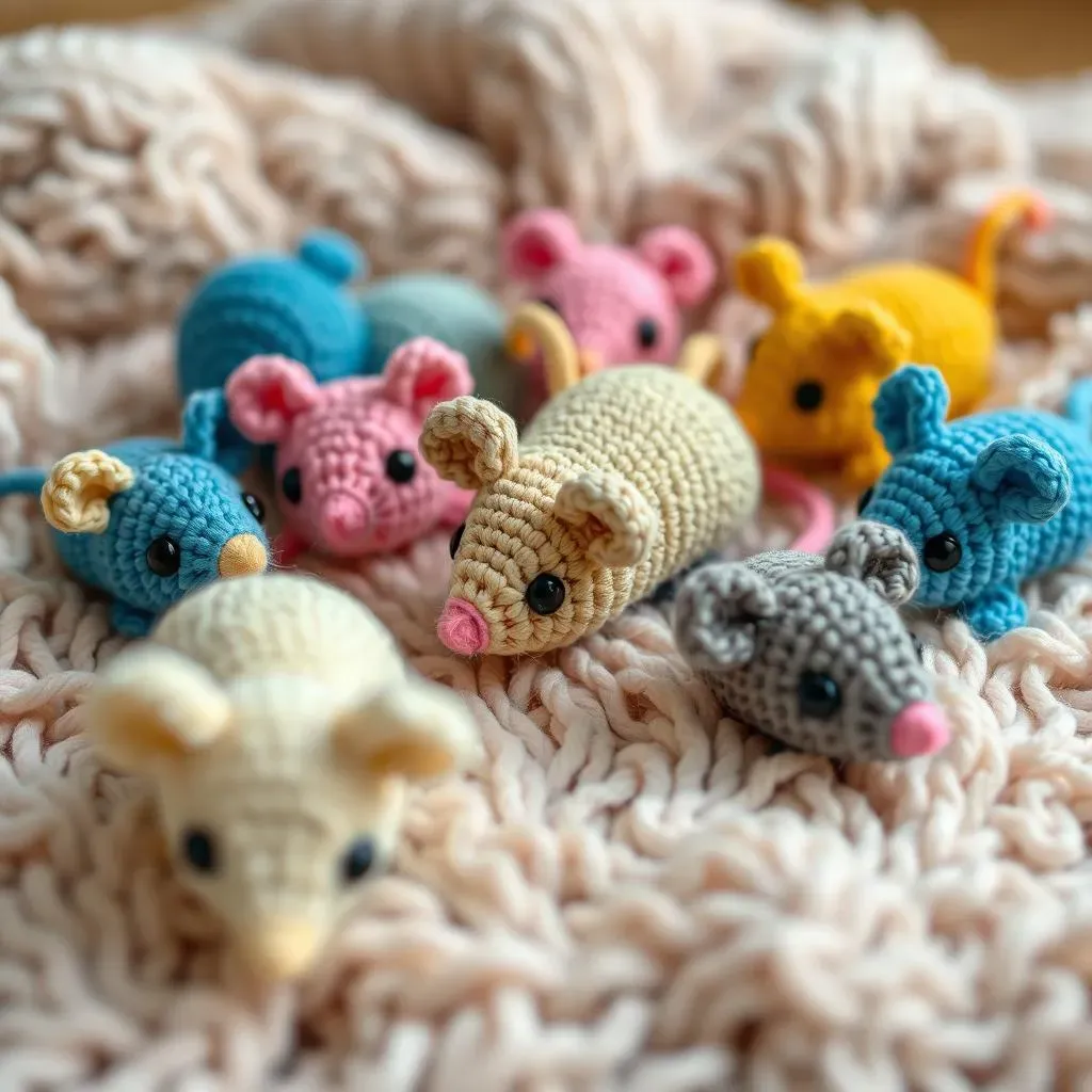 Amazing Crochet Cat Mouse Toy: Easy Pattern for Playful Cats