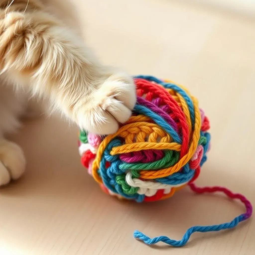 Easy Crochet Cat Toy Ball: The Ultimate Pattern!
