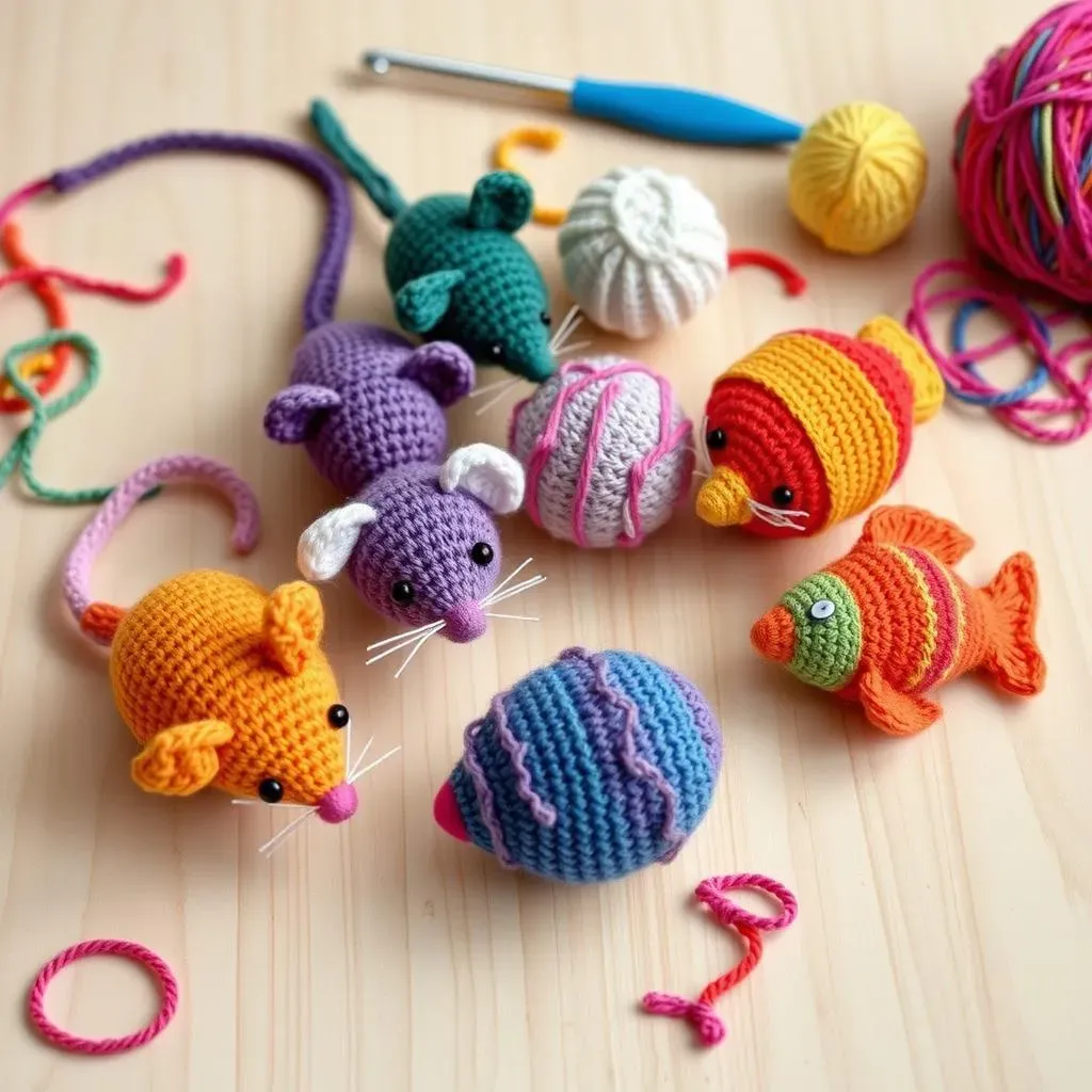 25 Amazing Crochet Cat Toy Patterns: Keep Your Cat Happy!