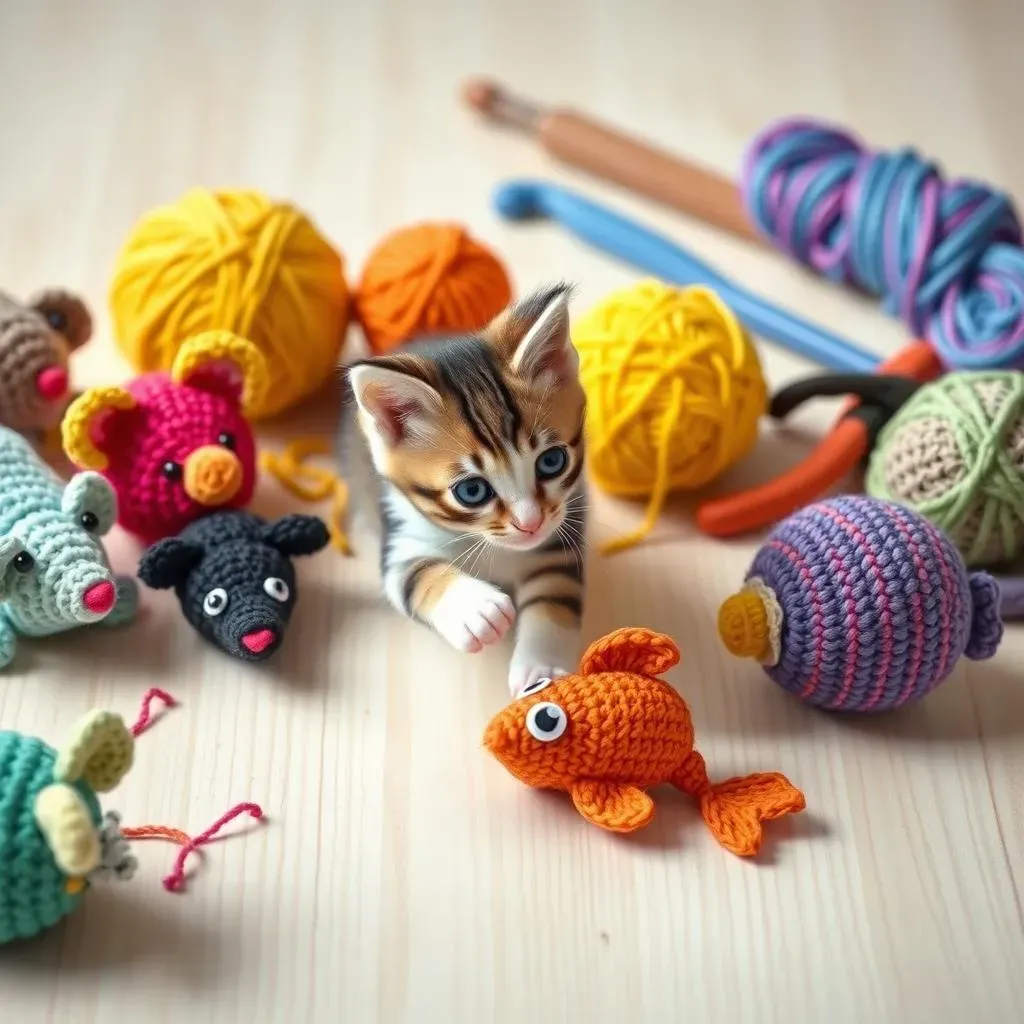 Amazing Crochet Cat Toys Free Patterns: Spoil Your Furry!