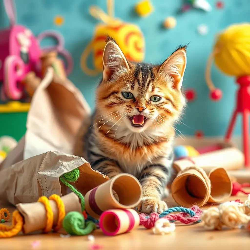 DIY Cat Toy Extravaganza: Easy Homemade Cat Toys from Pinterest