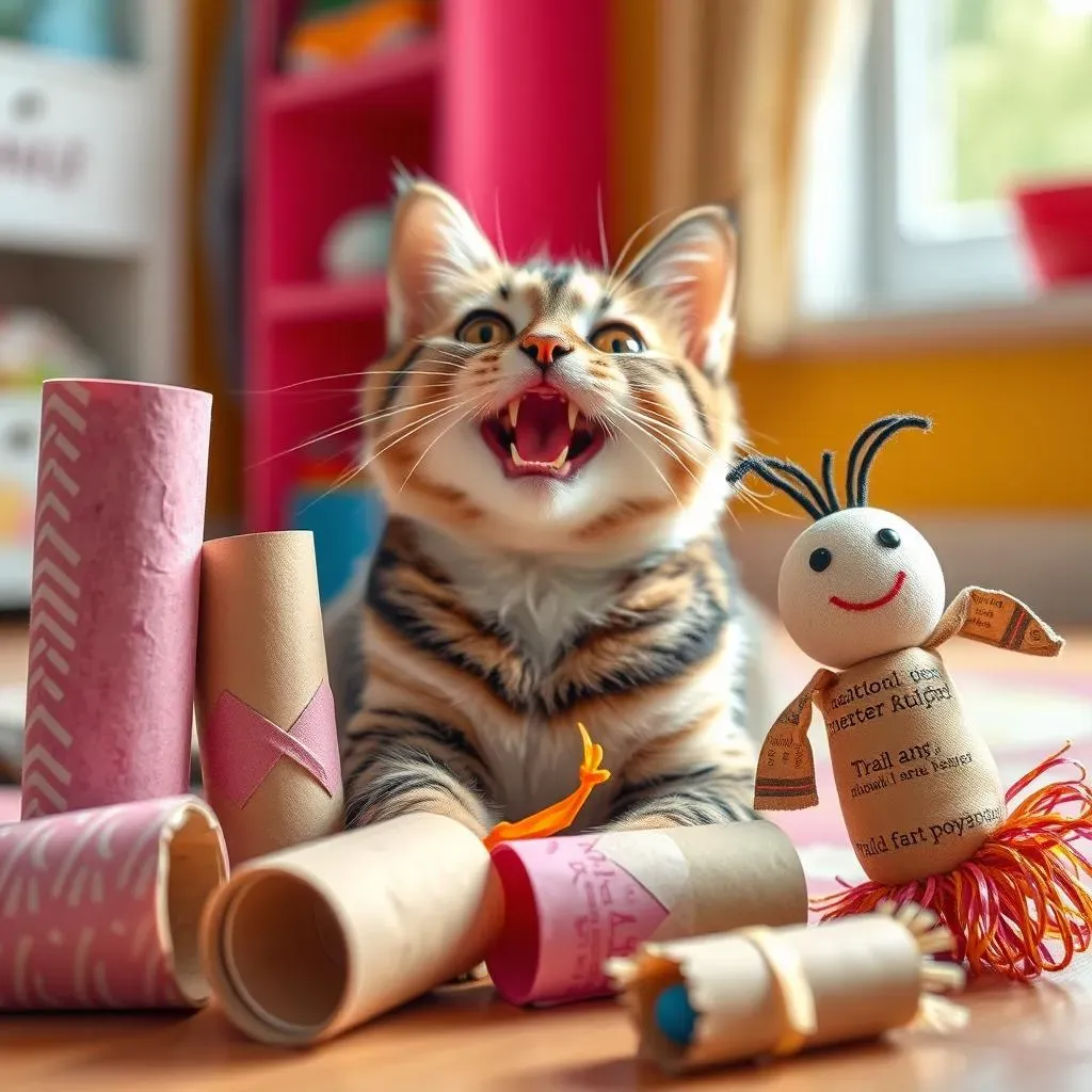 Easy Homemade Cat Toys from Toilet Paper Rolls: Simple Designs