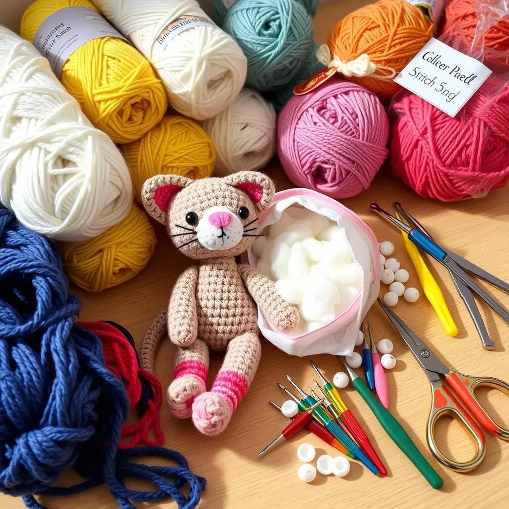 Essential Supplies for Your Crochet Cat Doll Project