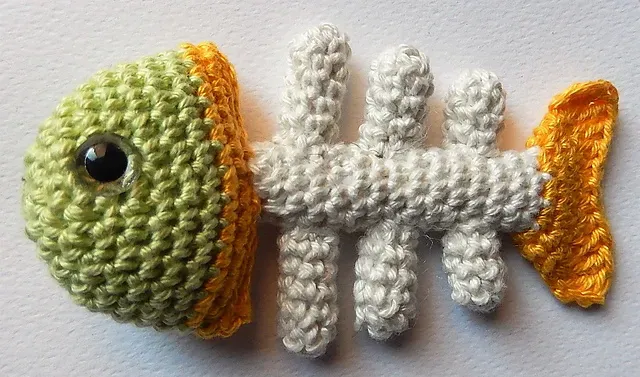 Finishing and Stuffing Your Crochet Fish Cat Toy