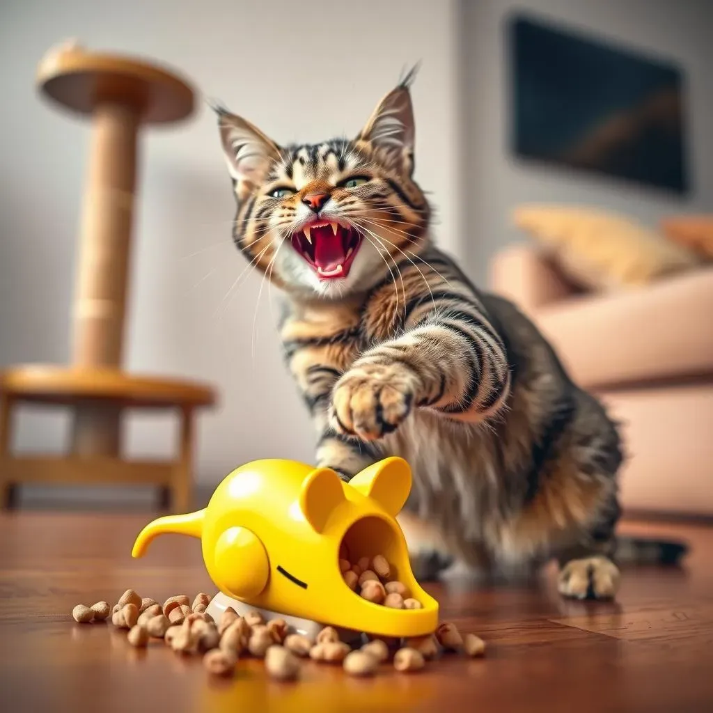 FoodDispensing Cat Treat Toys: Satisfy Hunger and Hunting Instincts
