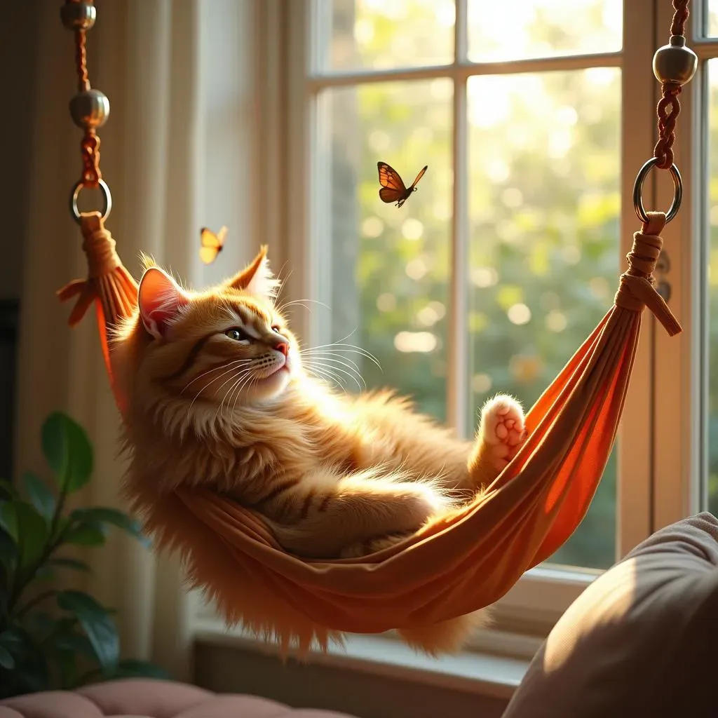 Hangout Spots: Window Hammocks for SunBathing Felines