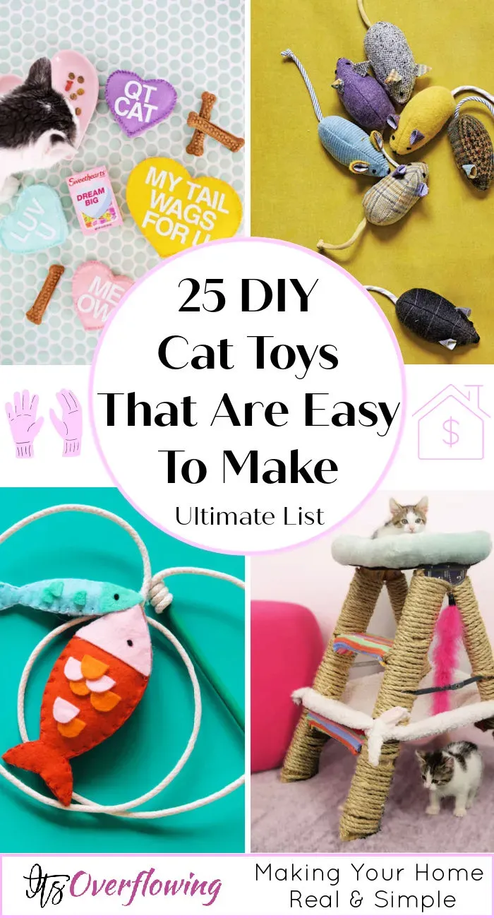 How to make homemade cat toys: Simple, Easy Steps
