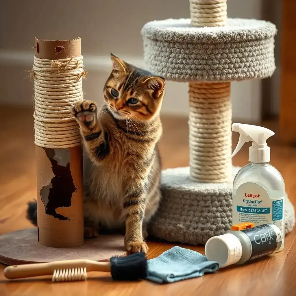 Maintaining Your Cats Scratching Post Cleaning And Repair