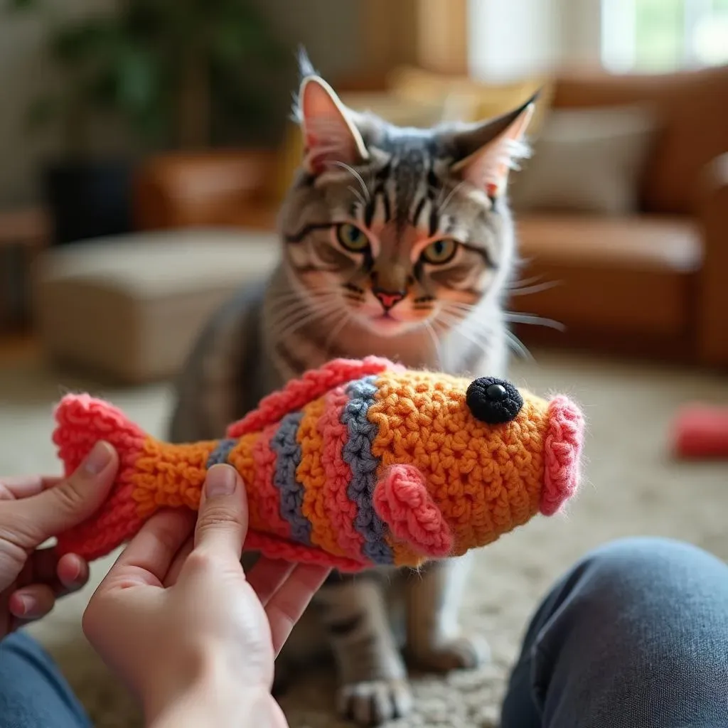 Making Your Own Safe Crochet Cat Toys