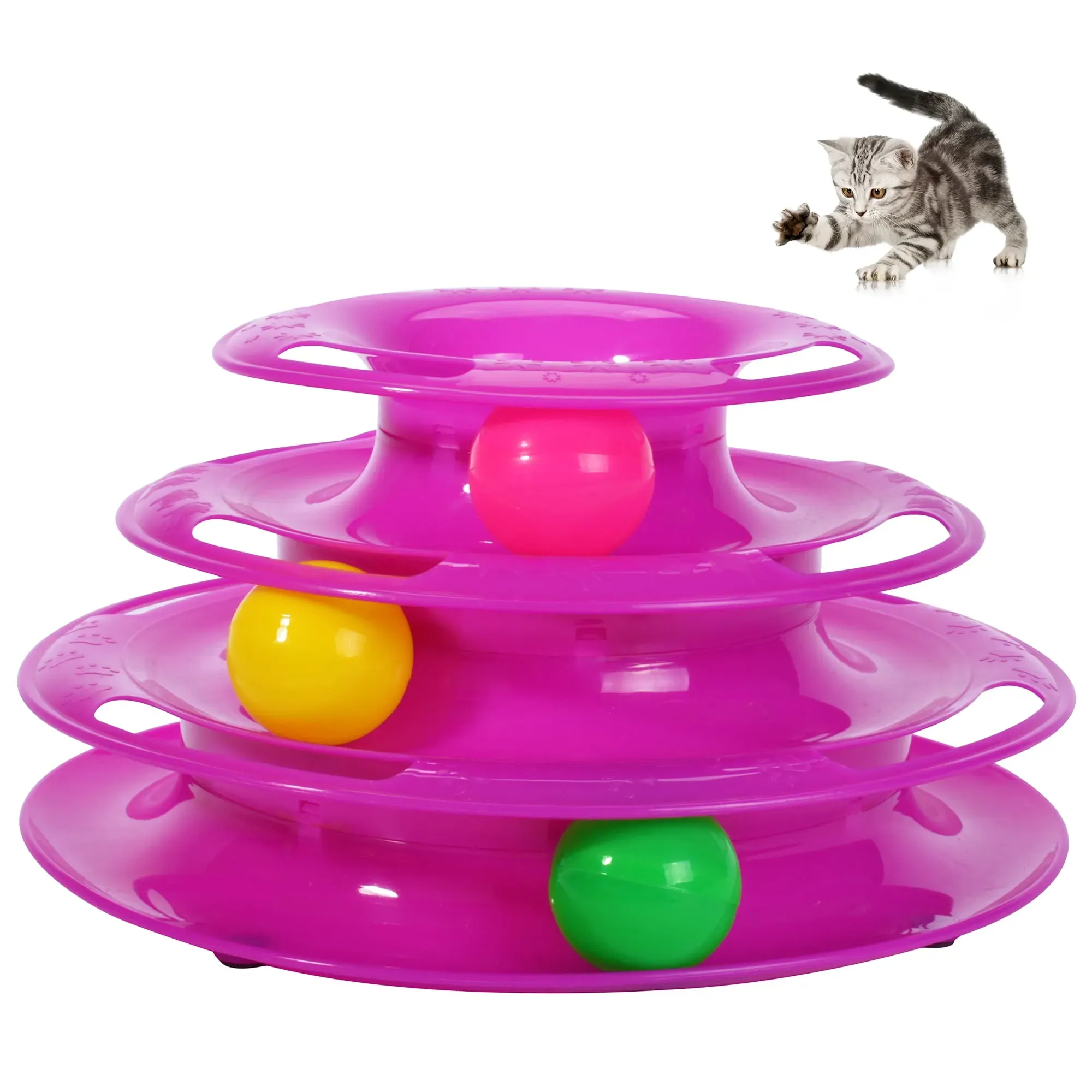 Meet the 3 Tier Ball Cat Toy