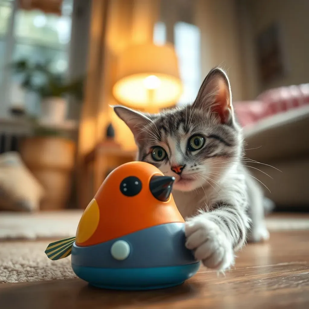 Amazing Peek-a-Bird Electronic Cat Toy