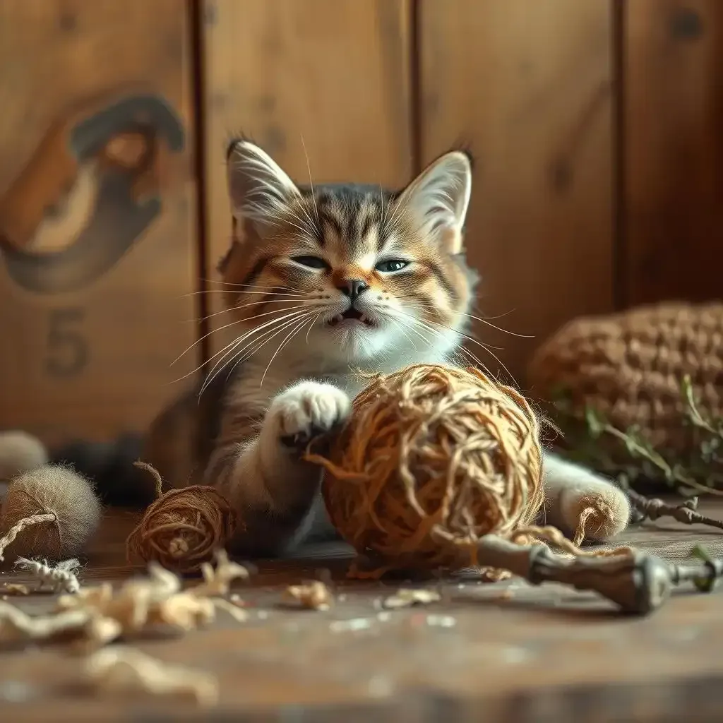 Safe And Stimulating Play With Natural Cat Toys