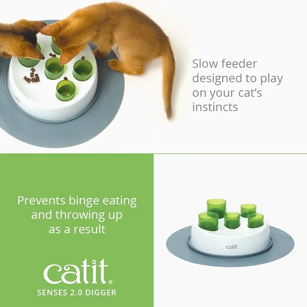 Setting Up and Keeping Your Catit Digger Fresh
catit senses 0 digger interactive cat toy
Catit Senses 2.0 Digger interactive cat toy: Turn mealtime into fun, slow feeding play!