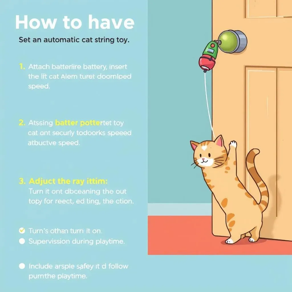 Setting Up and Using Your Automatic Cat String Toy