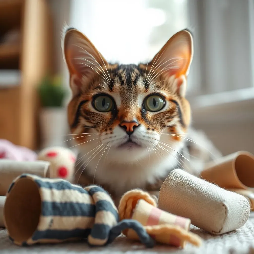 Simple Homemade Cat Toys Ideas Using Everyday Items