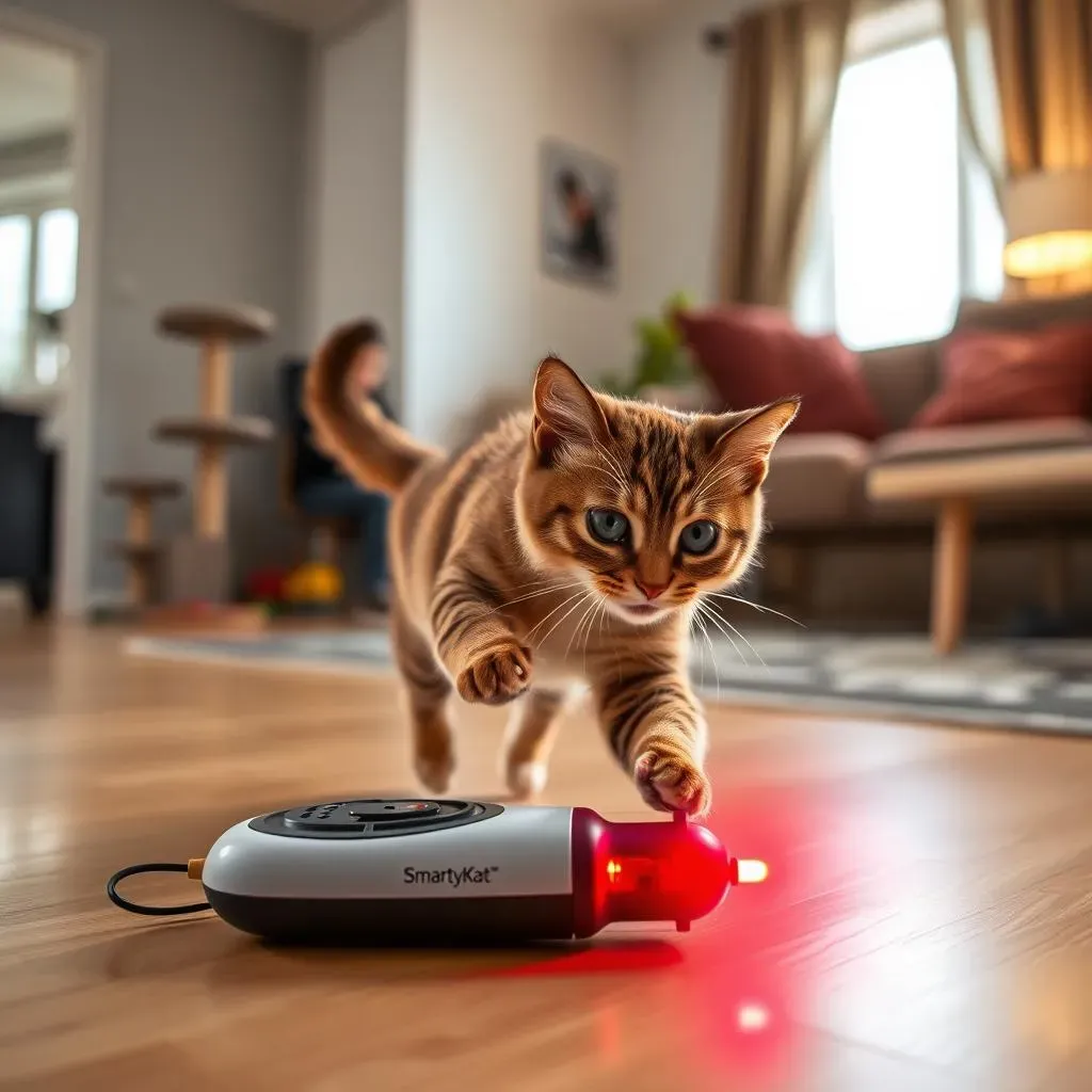 Amazing SmartyKat Loco Laser Electronic Cat Toy