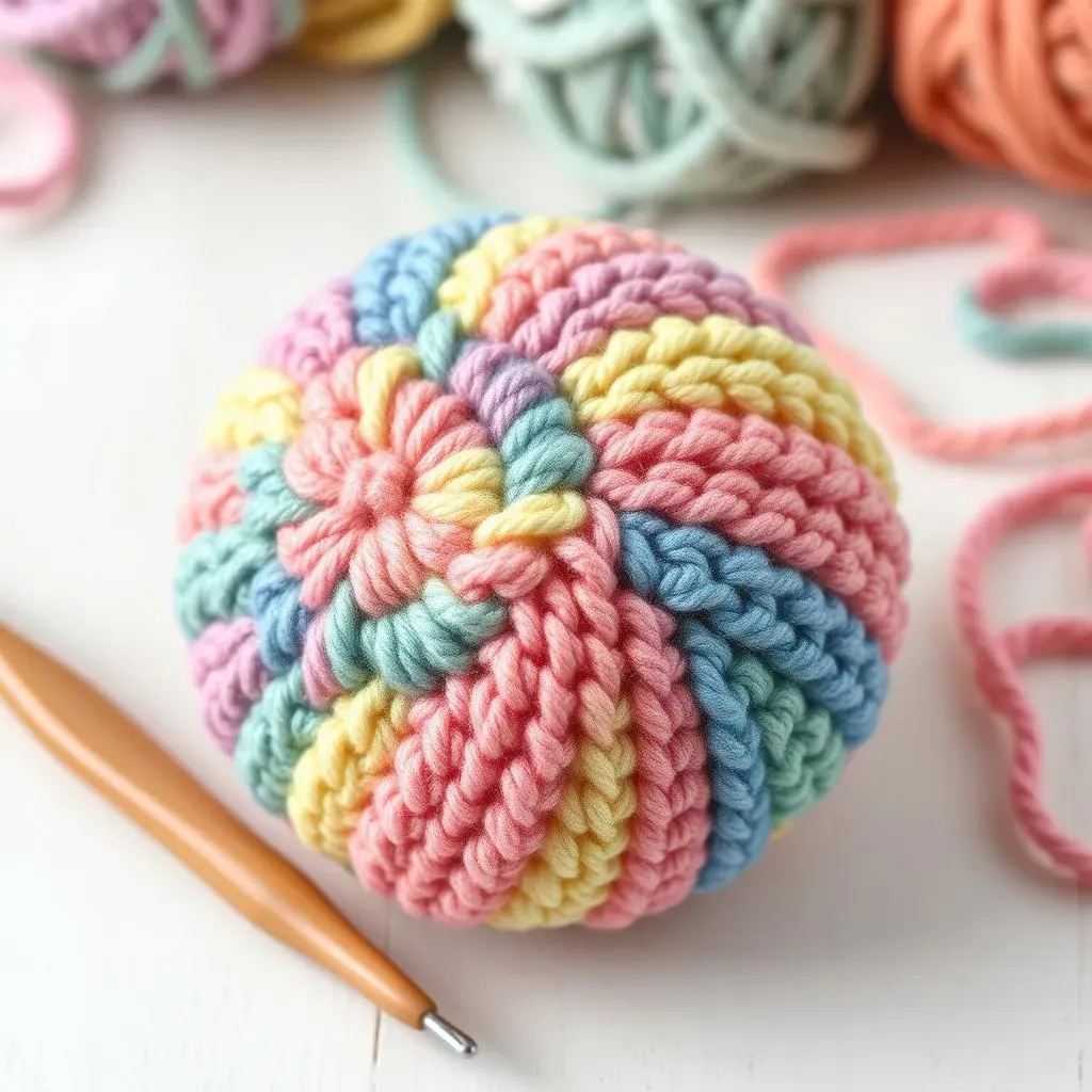 StepbyStep: The Easiest Crochet Cat Toy Ball Pattern Ever