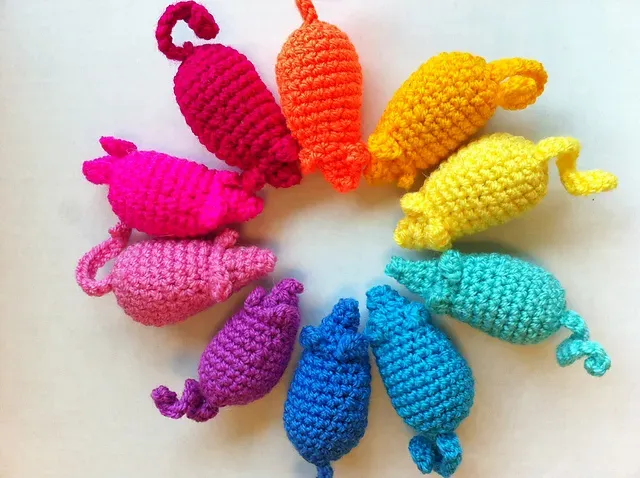 Stuffing and Finishing Your Crochet Mouse Cat Toy