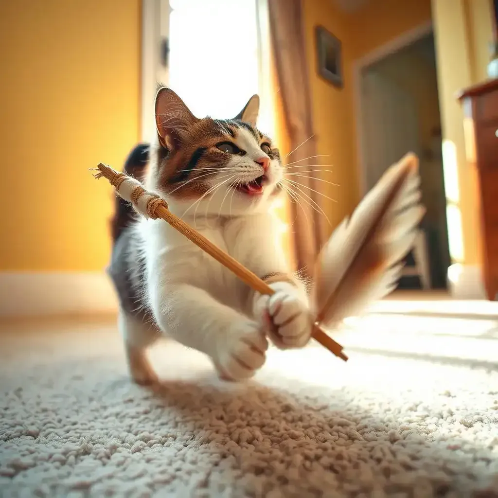 The Allure Of Natural Feather Toys For Cats