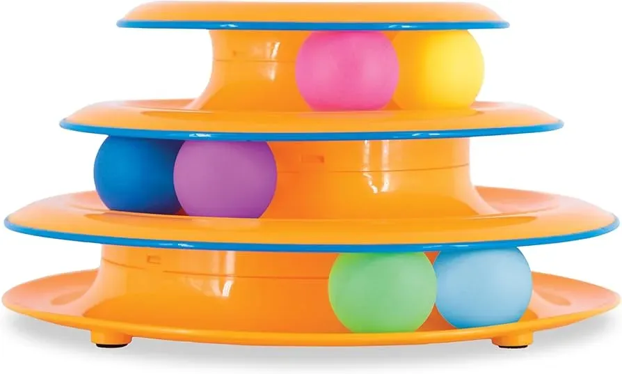 Unpacking the Catstages Tower of Tracks Interactive 3Tier Cat Toy