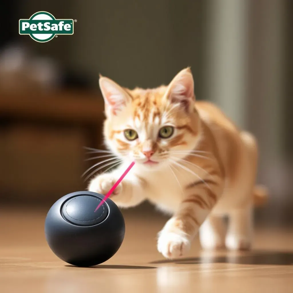 What is the PetSafe Dancing Dot Laser Cat Toy?